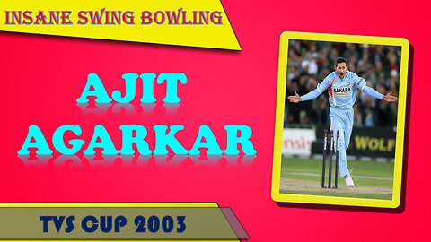 Ajit Agarkar Insane Swing Bowling Against New Zealand - #ajitagarkar