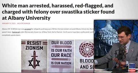 US Student Faces 5 Yrs In Prison For Putting A Swastika Sticker In Dorm - INFOWARS - Harrison Smith