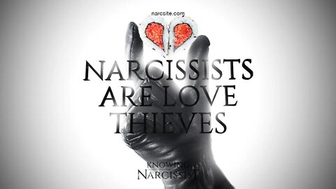 Narcissists Are Love Thieves
