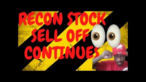 RECON STOCK UPDATE: RCON Massive Sell Off(Price Predictions)(WALLATREETBETS EXPLAINS)
