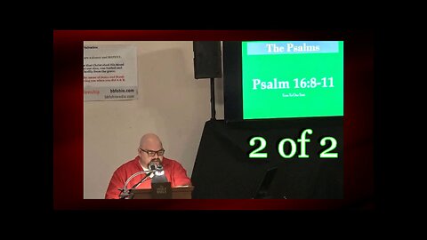 Psalm 16:8-11 (Psalm Studies) 2 of 2