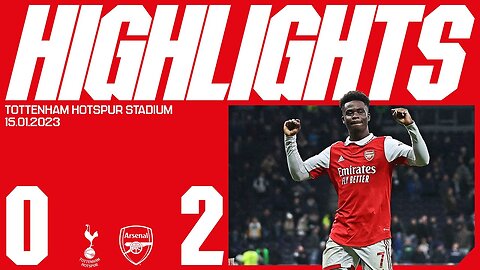 Tottenham Hotspur vs Arsenal (0-2) | North London derby delight | HIGHLIGHTS