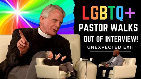 Explosive Moments: LGBTQ Pastor Storms Off Set in Candid Interview with Jesse Lee Peterson!