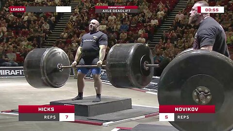 Axle Deadlift RECORD at Europe's Strongest Man 2021.