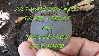 Metal detecting the Dog days of summer ....