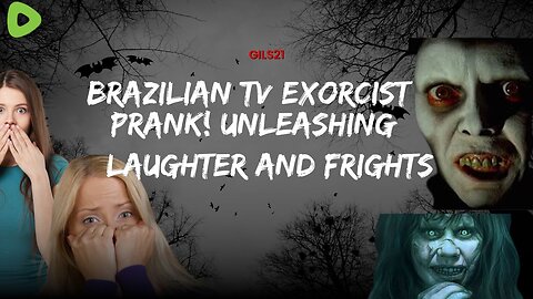 Brazilian TV Exorcist Prank! Unleashing Laughter and Frights 😱📺 #ExorcistPrankBrazil