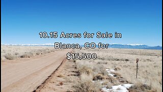 10.15 Acres for Sale in Blanca, CO for $15,500.