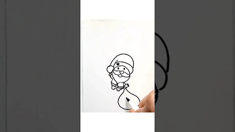 How to draw and paint Santa Claus so cute Christmas Special