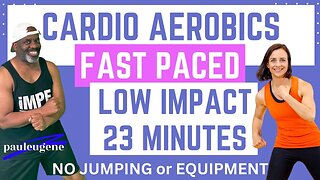 23-Minute Cardio Aerobics Workout: High-Energy Low Impact | Burn Calories and Boost Fitness