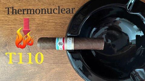 The wind joins me for the Tatuaje Capa Especial T110 cigar!
