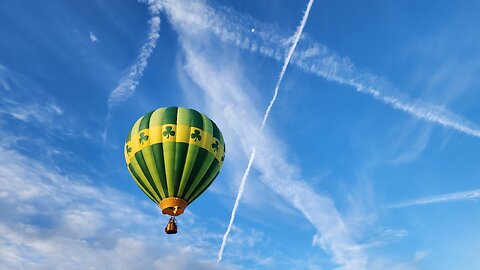 Post Hurricane Nicole Balloon flight