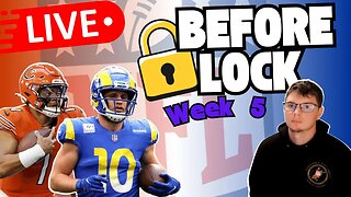 NFL Week 5 Start'em Sit'em| LIVE Before Lock... | Fantasy Football Stream #71