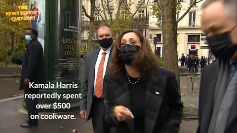 VP Harris talks about American families struggling, yet the next day has fun shopping in Paris.