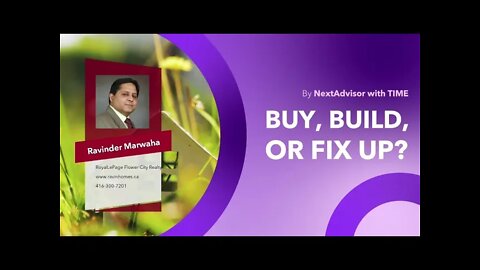 Buy, Build, or Fix Up? || Canada Housing News || Toronto Real-Estate News ||