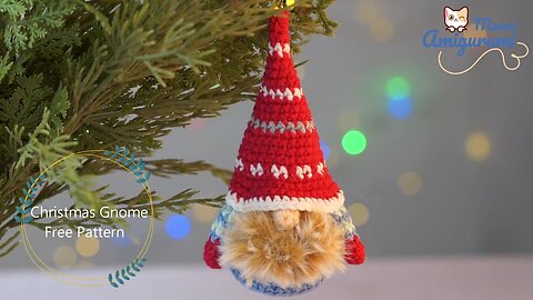 Crochet a Cute Christmas Gnome: A Festive Addition to Your Holiday Decor"