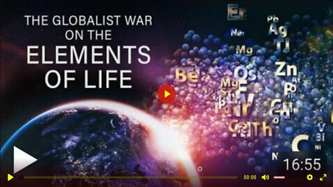 The Globalist WAR on the Elements of Life. Climate Hoax Death Cult