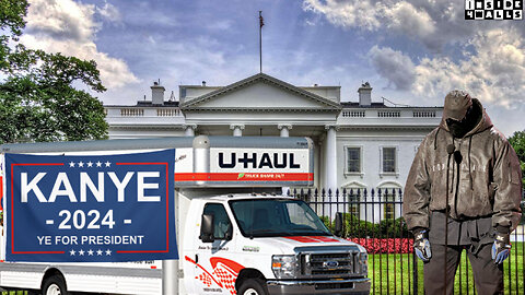 Driver Crashes U-HAUL Into White House Fencing and FEDs show off a NAZI flag found inside U-HAUL