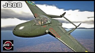 Finally A REAL JET! J28B - Sweden - War Thunder Review!