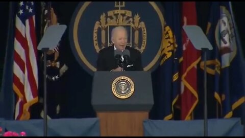Biden whispers "Remember, I'm your Commander in Chief."