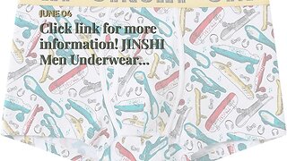 Click link for more information! JINSHI Men Underwear Boxer Briefs No Ride Up Ultra-Breathable...