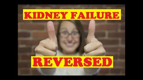 Kidney failure reversed GFR by accident - Not baking soda or vegetable diet - How to