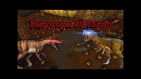 Baryonyx vs raptor/carno/terror bird/+more | ark survival evolved