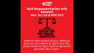 Stand4THEE Self-Representation Information Zoom Oct 3 2022