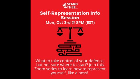 Stand4THEE Self-Representation Information Zoom Oct 3 2022