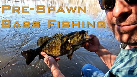 Pre-Spawn Bass Fishing on the Kalamazoo River 2023