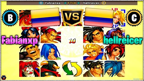 Samurai Shodown IV (Fabianxp Vs. hellreicer) [Colombia Vs. Colombia]