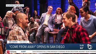 'Come from Away' returns to San Diego