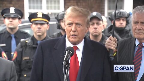 Trump at the wake for NYPD Officer Jonathan Diller: "We have to get back to law and order."