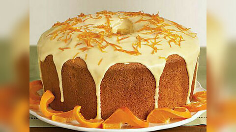 fluffy orange cake