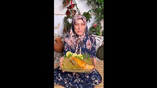 Iranian food 😋 Stuffed fish