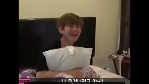 Joonie gave Tae a pillow to hug but Taehyung kept hugging Joon instead 🤣 #bonvoyage