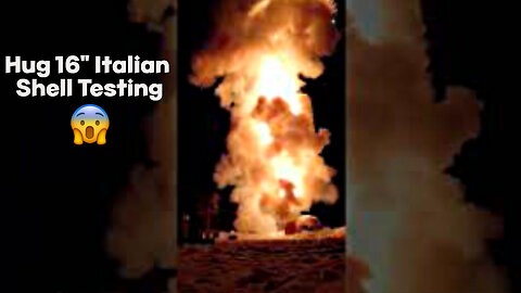 HUGE 16" inch Italian firework shell | 1000 Testing