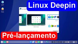Linux Deepin no pendrive em Português. Versão do Pré Lançamento com diversas mudanças