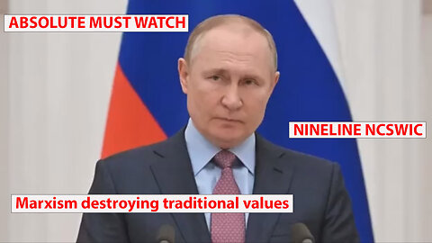 Marxism destroying traditional values - Putin delivers speech on the destruction of Western society