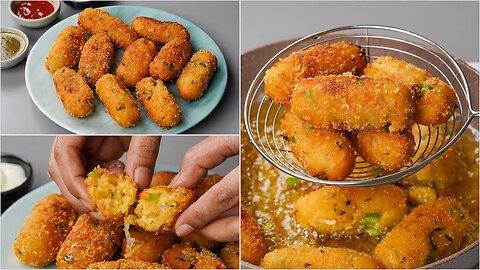 10 Min. Bread Potato Roll | Bread Potato Vegetable Snacks | Crispy Crust Potato Veg Roll | Veg Snack