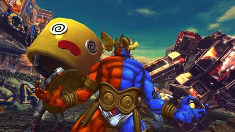 Street Fighter X Tekken: Bryan (Alternate Costume) & Ogre vs Sakura & Guile - 1440p No Commentary