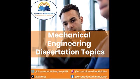 Mechanical Engineering Dissertation Topics | dissertationwritinghelp.net