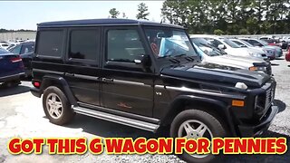I Got This Abandoned G Wagon For Pennies At Copart