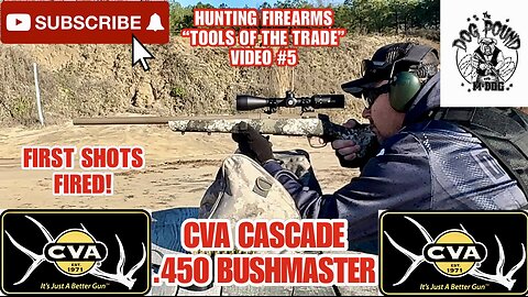 CVA CASCADE BOLT ACTION RIFLE .450 BUSHMASTER REVIEW! HUNTING FIREARMS VIDEO #5!