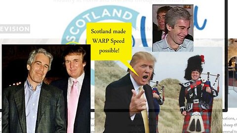 Illuminati Willy Wonka Warp Speed Experience Scotland Home of Hypodermic Needle TV & Trump Genes!