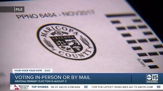 Voting in-person or by mail