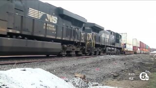Brown and Vance visit East Palestine to see damage caused by train derailment