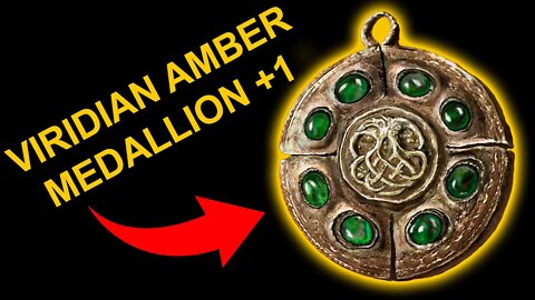 Viridian Amber Medallion +1 - Elden Ring