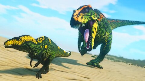Fui Perseguido por um Tiranossauro Rex, Filhote de Acrocantossauro - Beasts of Bermuda