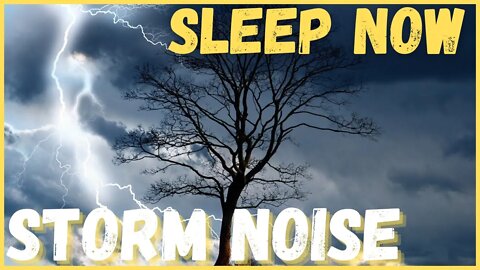 Storm noise! Sound of storm on the roof. Sleep, relax, rest, meditate, and study!
