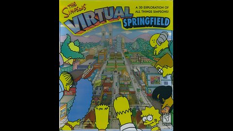 The Simpsons: Virtual Springfield (1997, PC, Mac) Full Playthrough
